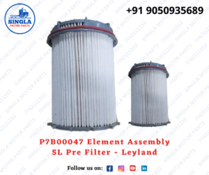 P7B00047 Element Assembly 5L Pre Filter