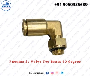 Pneumatic Valve Tee Brass 90 degree