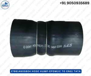 278614605804 HOSE HUMP-EPDM(IC TO ENG) TATA